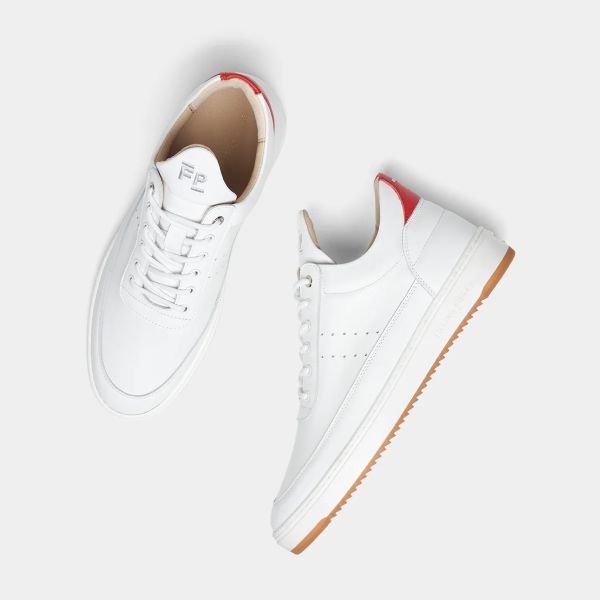 Filling Pieces Low Top Bianco Sneaker Wit