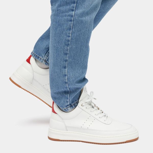 Filling Pieces Low Top Bianco Sneaker Wit