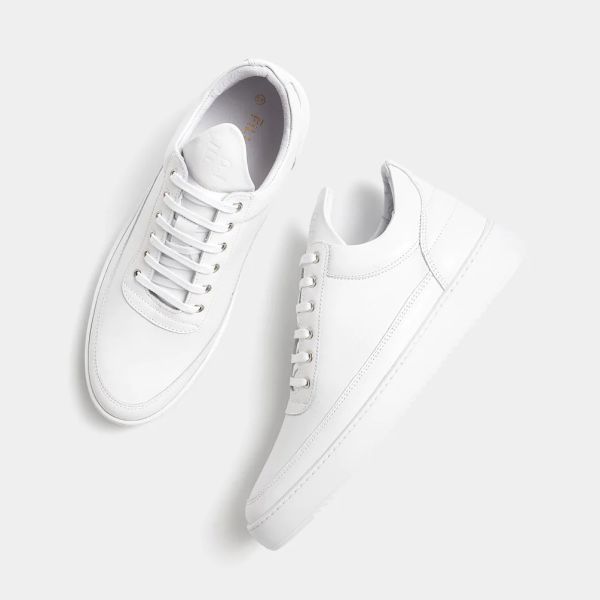 Filling Pieces Low Top Ripple Nappa Sneaker Wit