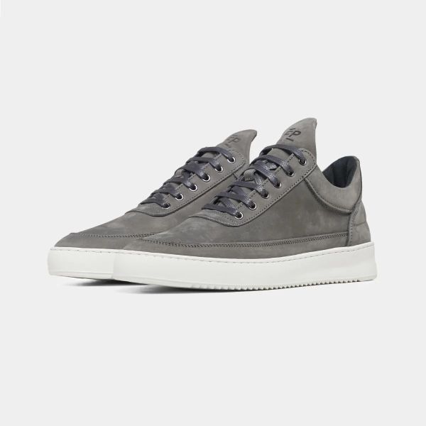 Filling Pieces Low Top Ripple Nubuck Sneaker Grijs