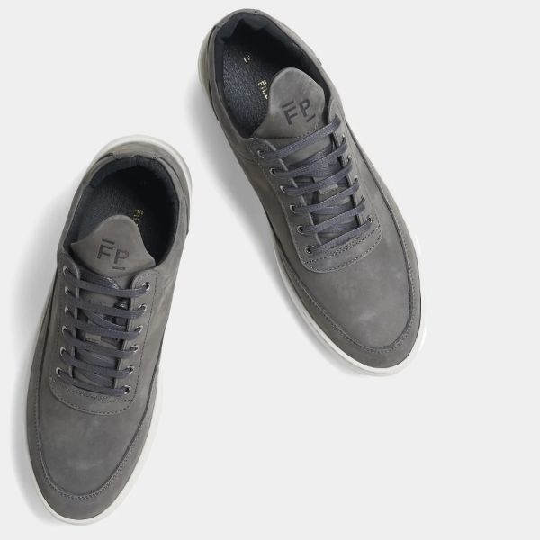 Filling Pieces Low Top Ripple Nubuck Sneaker Grijs