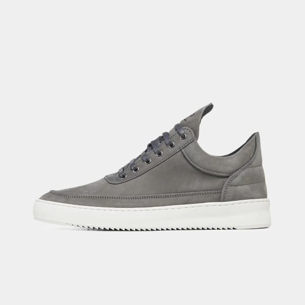 Filling Pieces Low Top Ripple Nubuck Sneaker Grijs
