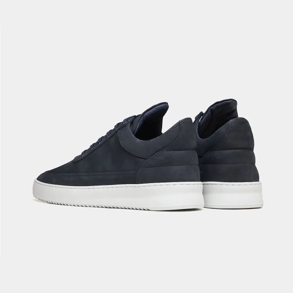 Filling Pieces Low Top Ripple Nubuck Sneaker Navy