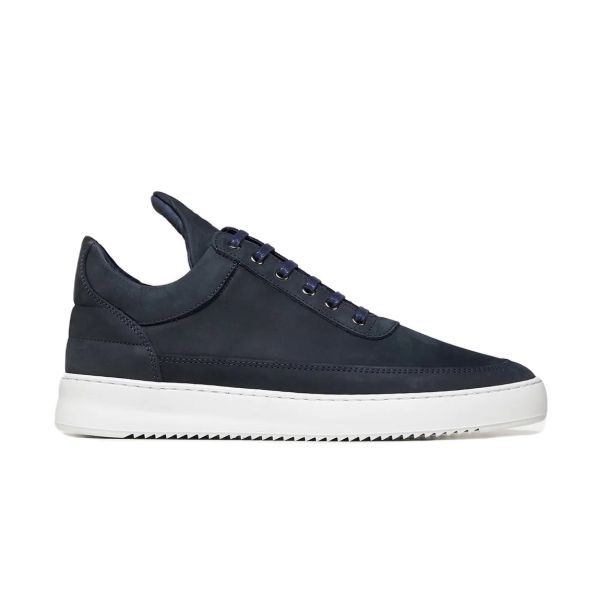 Filling Pieces Low Top Ripple Nubuck Sneaker Navy