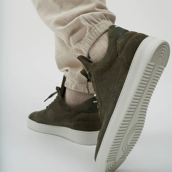 Filling Pieces Low Top Sneaker Donker Groen