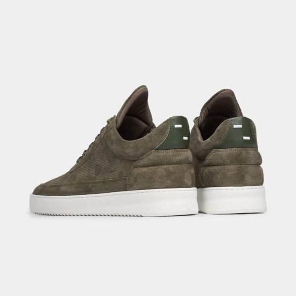 Filling Pieces Low Top Sneaker Donker Groen