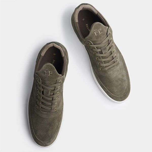 Filling Pieces Low Top Sneaker Donker Groen