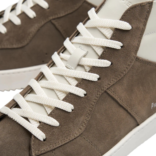 Filling Pieces Mid Court Mix Sneaker Grijs