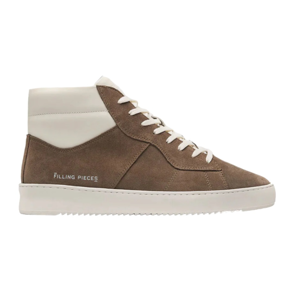 Filling Pieces Mid Court Mix Sneaker Grijs