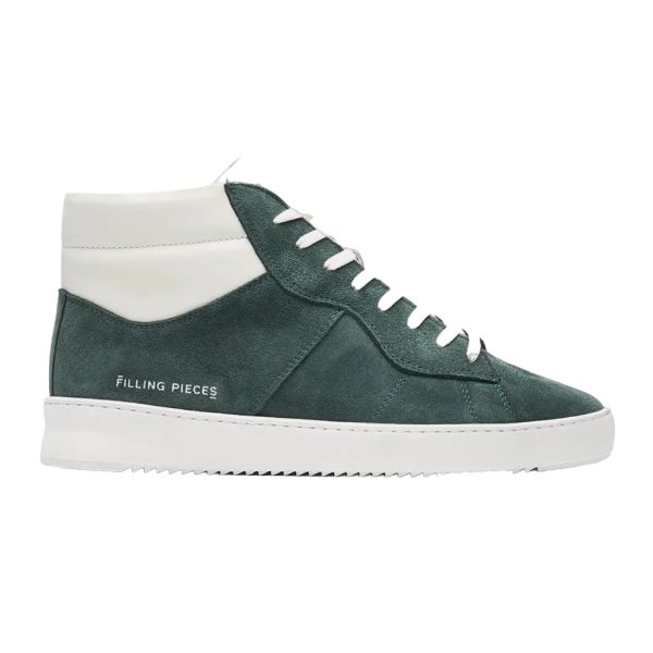 Filling Pieces Mid Court Mix Sneaker Groen