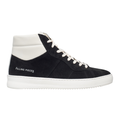 Filling Pieces Mid Court Suede Sneaker Zwart