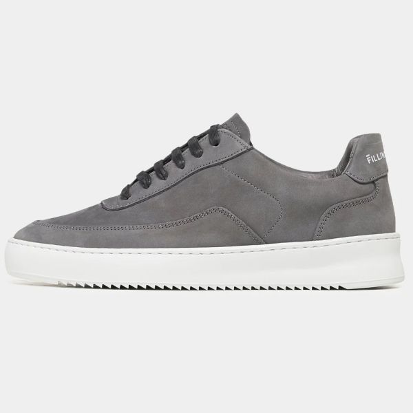 Filling Pieces Mondo 2.0 Ripple Nubuck Sneaker Grijs