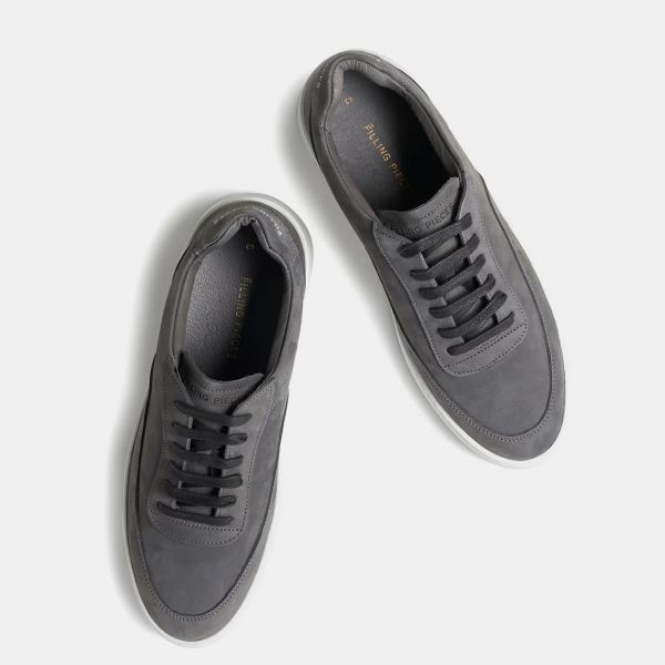 Filling Pieces Mondo 2.0 Ripple Nubuck Sneaker Grijs
