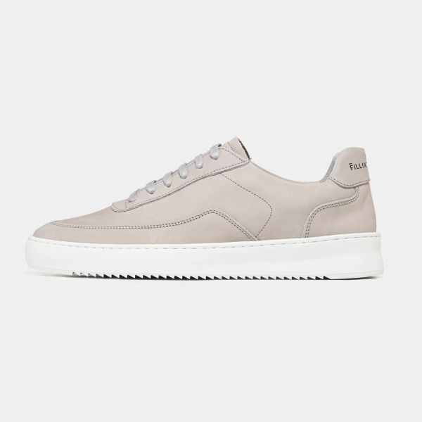 Filling Pieces Mondo 2.0 Ripple Nubuck Sneaker Licht Grijs