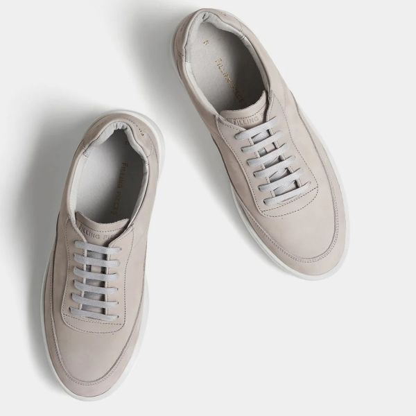 Filling Pieces Mondo 2.0 Ripple Nubuck Sneaker Licht Grijs