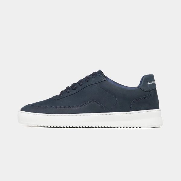 Filling Pieces Mondo 2.0 Ripple Nubuck Sneaker Navy