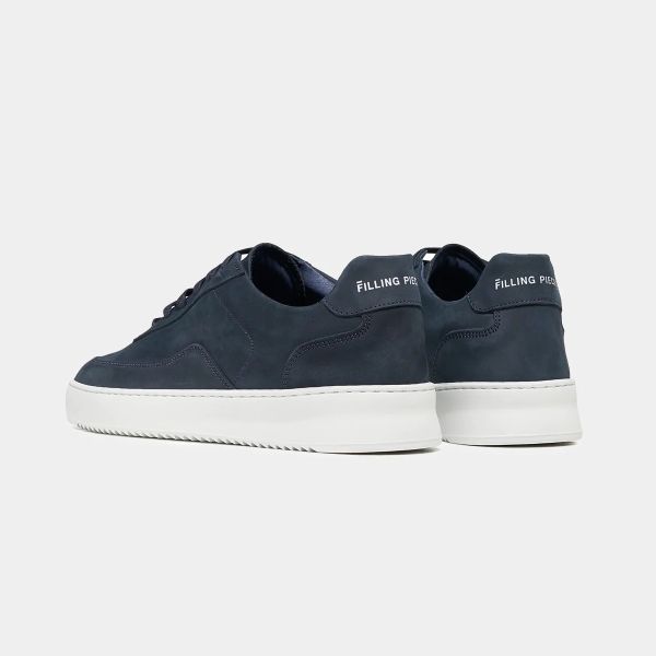 Filling Pieces Mondo 2.0 Ripple Nubuck Sneaker Navy