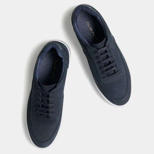 Filling Pieces Mondo 2.0 Ripple Nubuck Sneaker Navy