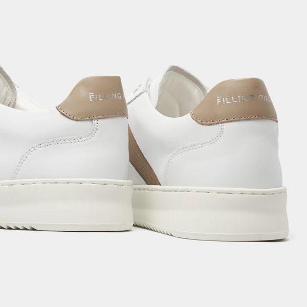 Filling Pieces Mondo Game Sneaker Wit/Beige