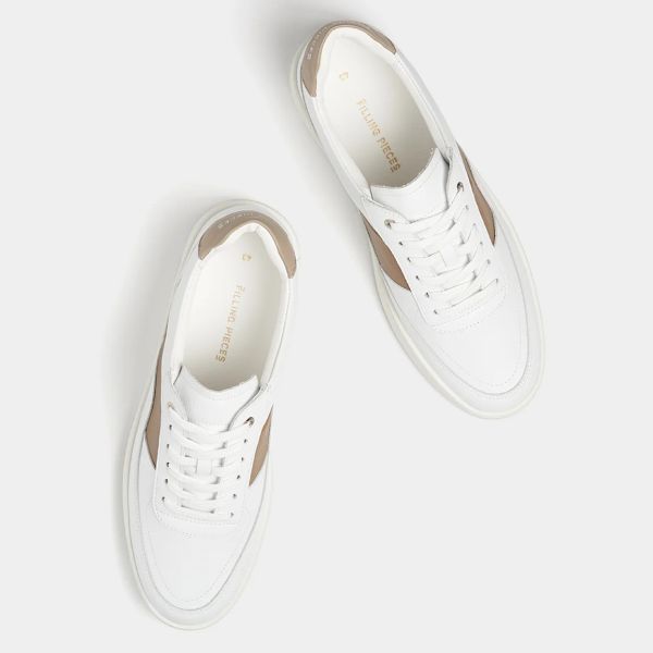 Filling Pieces Mondo Game Sneaker Wit/Beige