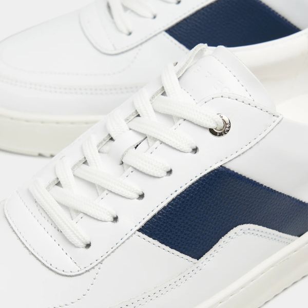 Filling Pieces Mondo Game Sneaker Wit/Navy