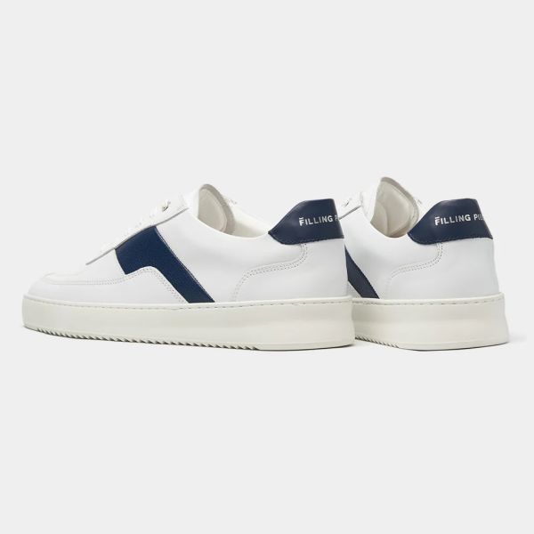 Filling Pieces Mondo Game Sneaker Wit/Navy