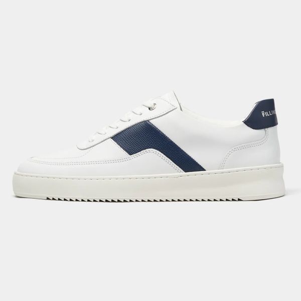 Filling Pieces Mondo Game Sneaker Wit/Navy