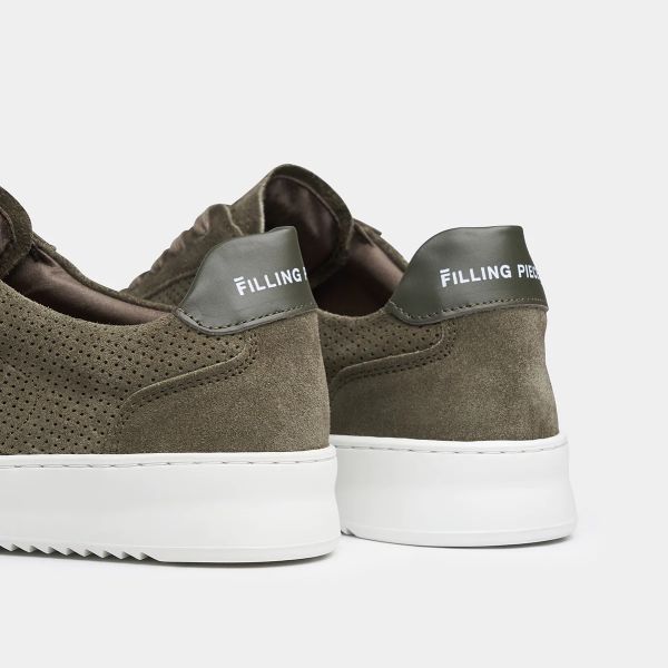 Filling Pieces Mondo Perforated Sneaker Groen
