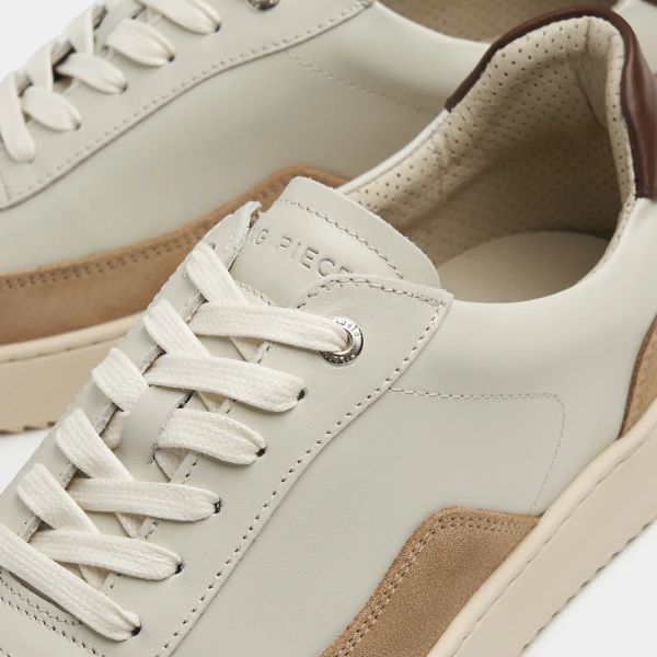 Filling Pieces Mondo Squash Sneaker Off White/Bruin