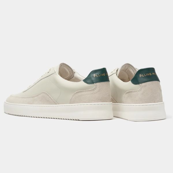 Filling Pieces Mondo Squash Sneaker Off White/Groen