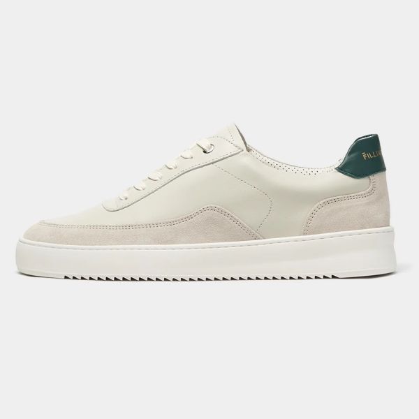 Filling Pieces Mondo Squash Sneaker Off White/Groen