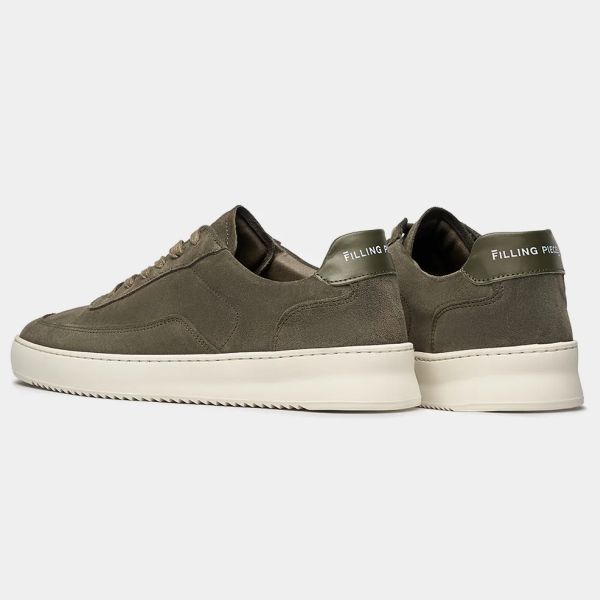 Filling Pieces Mondo Suede Sneaker Groen
