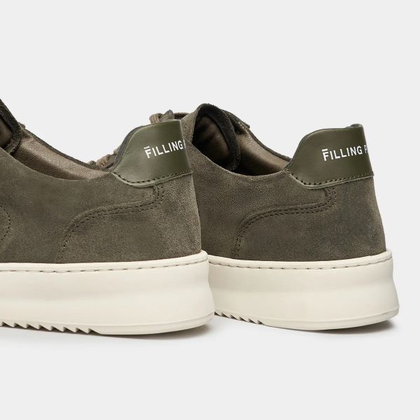 Filling Pieces Mondo Suede Sneaker Groen