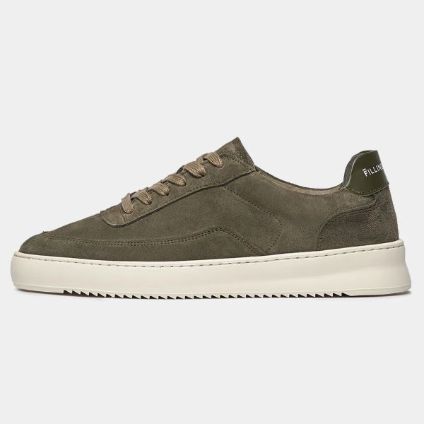 Filling Pieces Mondo Suede Sneaker Groen