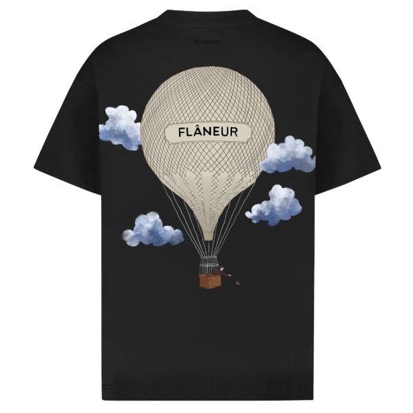 Flâneur Aéronautique T-shirt Zwart