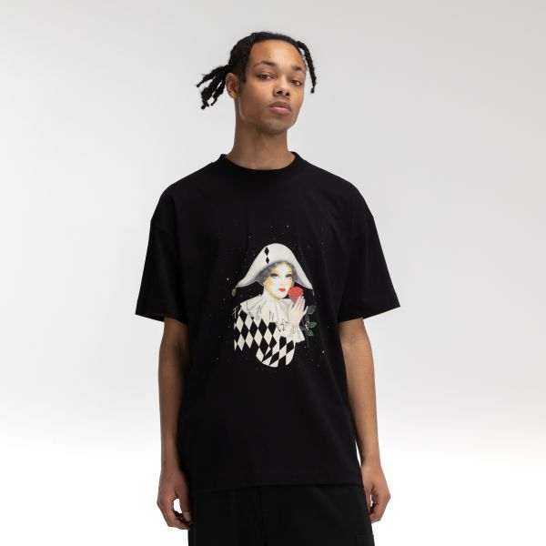 Flâneur Arlequin T-shirt Zwart