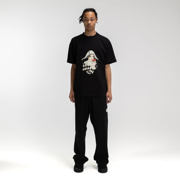 Flâneur Arlequin T-shirt Zwart