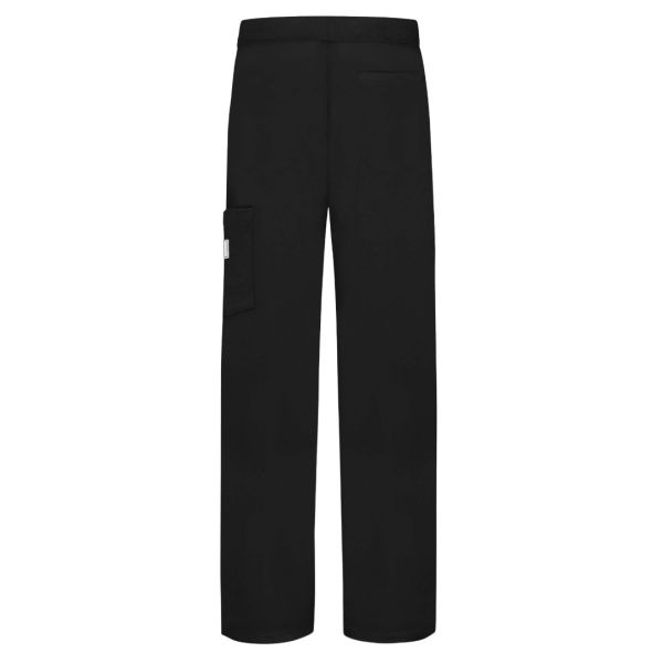 Flâneur Atelier Tailored Terry Cotton Broek Zwart
