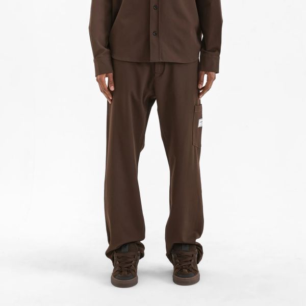 Flâneur Atelier Worker Pantalon Bruin