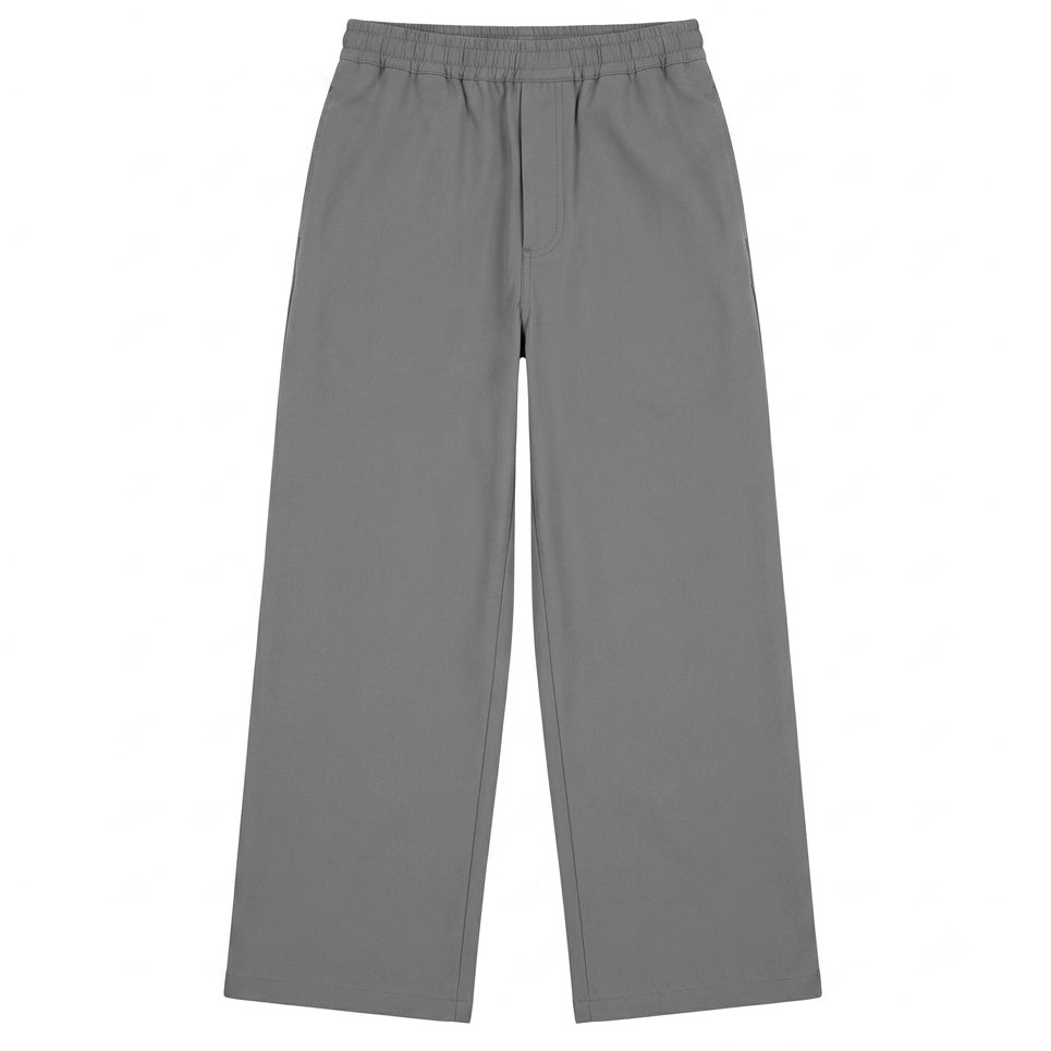 Flâneur Badge Formal Tech Broek Antraciet