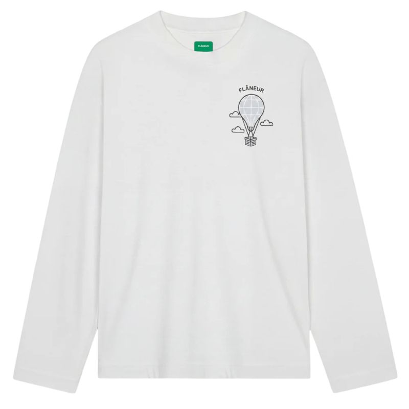 Flâneur Balloon Longsleeve T-shirt Wit