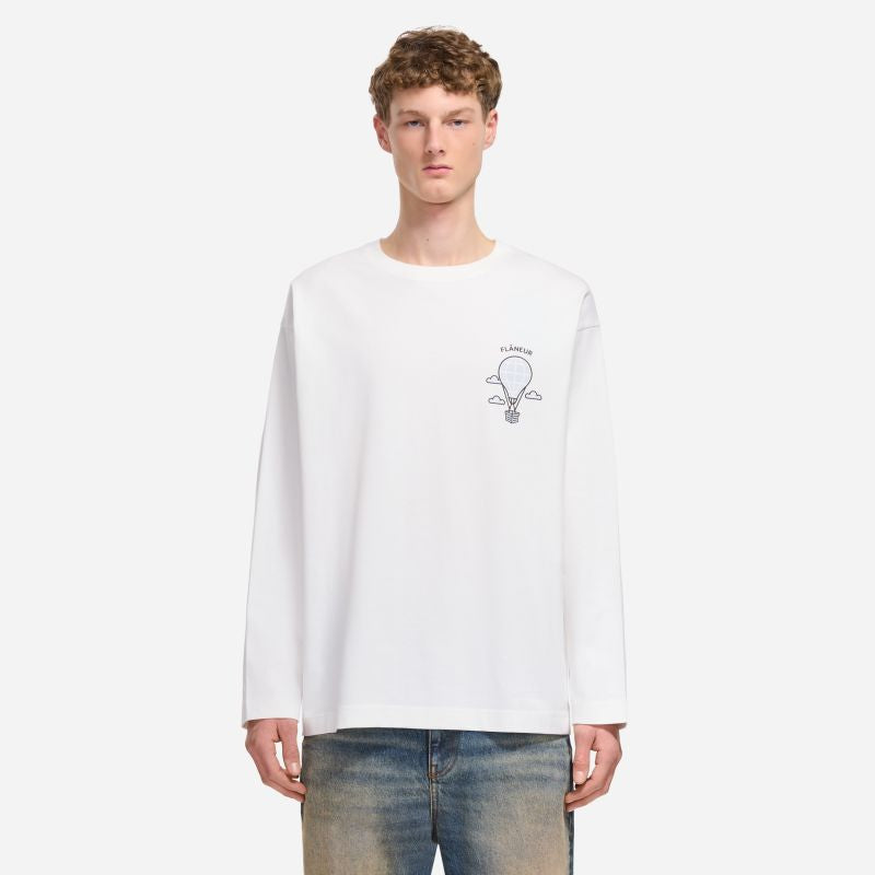 Flâneur Balloon Longsleeve T-shirt Wit
