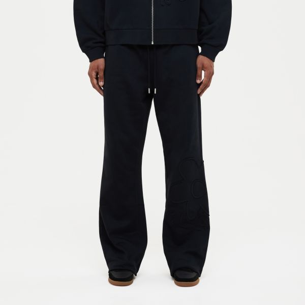 Flâneur Blossom Patches Trainingsbroek Zwart