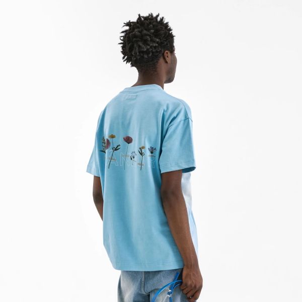 Flâneur Botanical T-shirt Blauw
