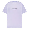 Flâneur Box Logo T-shirt Paars