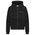 Flâneur Cut & Sew Zip-Up Vest Zwart