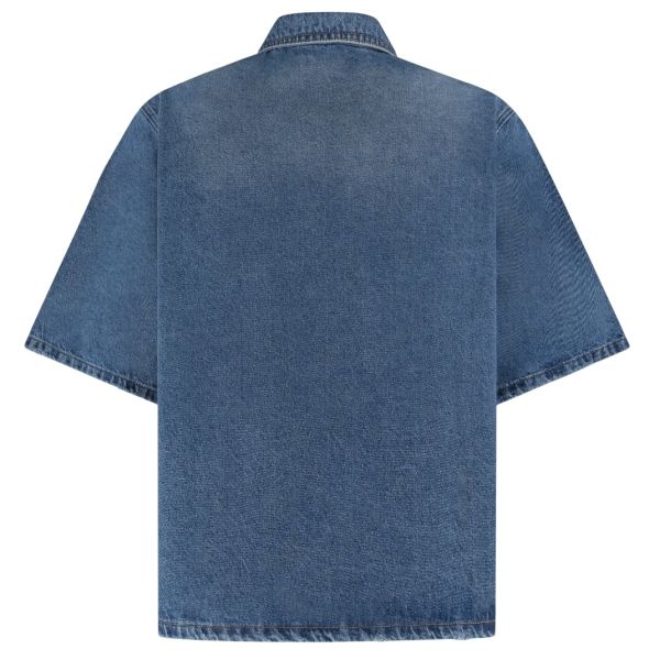 Flâneur Denim Overhemd Blauw
