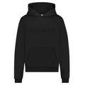 Flâneur Embossed Hoodie Zwart