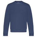 Flâneur Embossed Sweater Donker Blauw