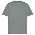 Flâneur Embossed T-shirt Donker Blauw